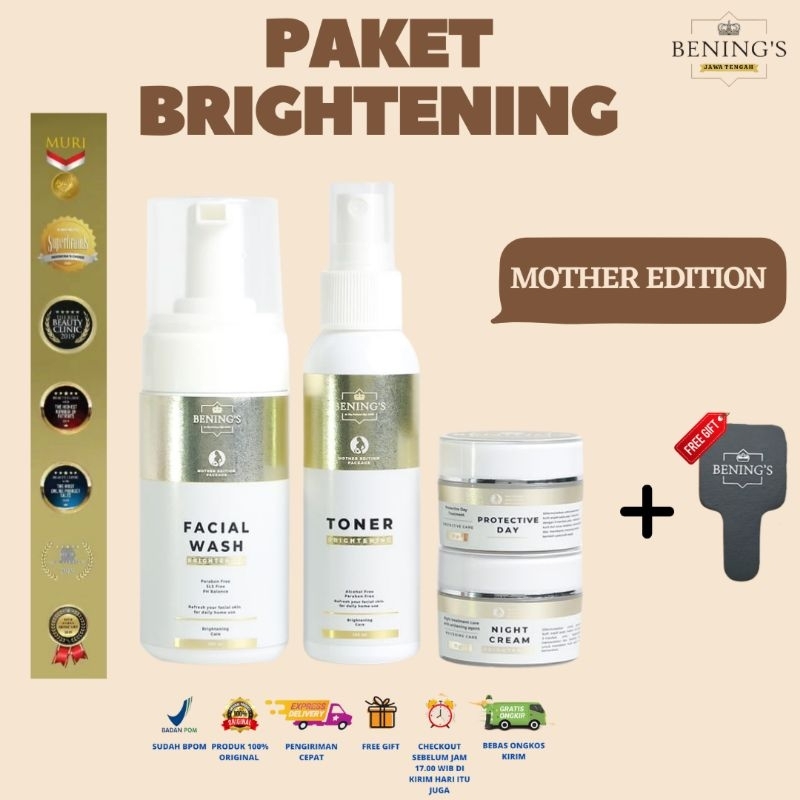 BENING'S SKINCARE PAKET BRIGHTENING MOTHER EDITION