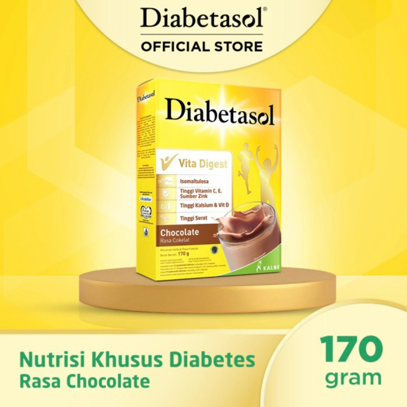 

Diabetasol Nutrisi Khusus Diabetes (3 Varian Rasa) (170g)