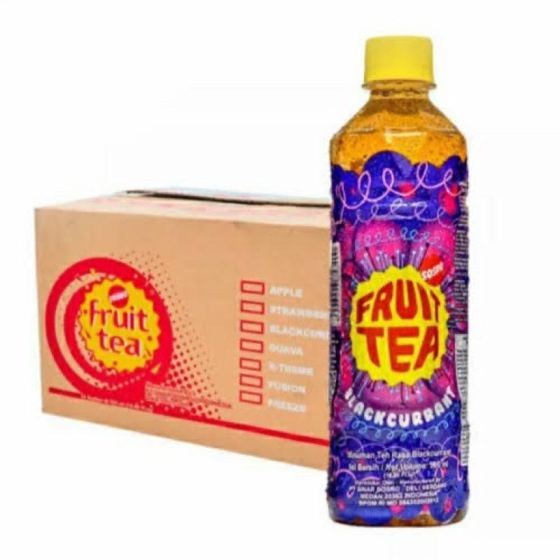 

(12 Pcs/Karton) FRUIT TEA PET 500 ML BLACKCURRANT