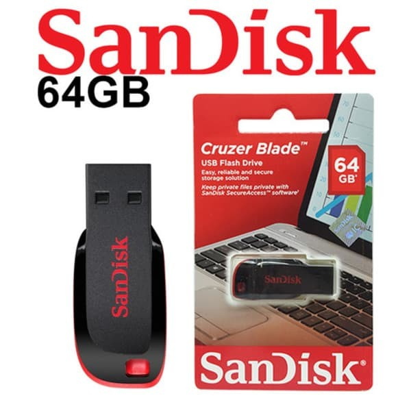 SanDisk Cruzer Blade 64 GB CZ50 Flashdisk