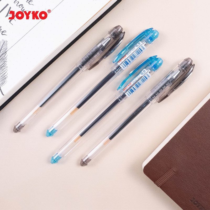 Bolpen Pulpen Gel Joyko GP-189 Oval Gel 0,5mm 12pcs
