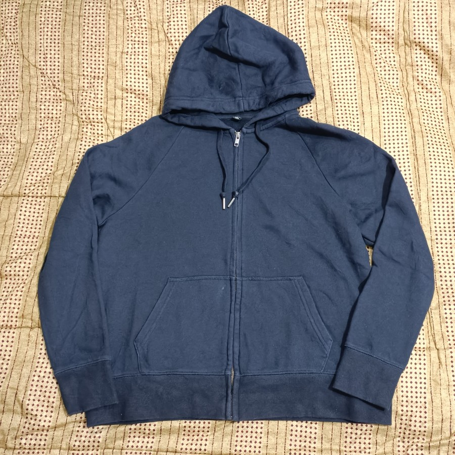 Jaket hoodie zipper Uniqlo