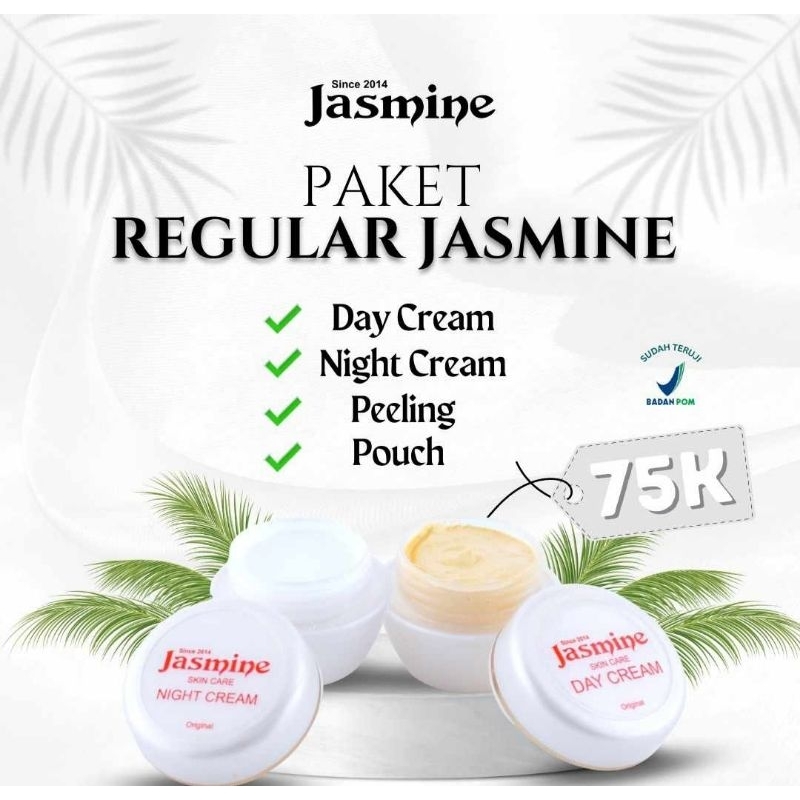 Cream Jasmine paket reguler/ ekonomis original BPOM