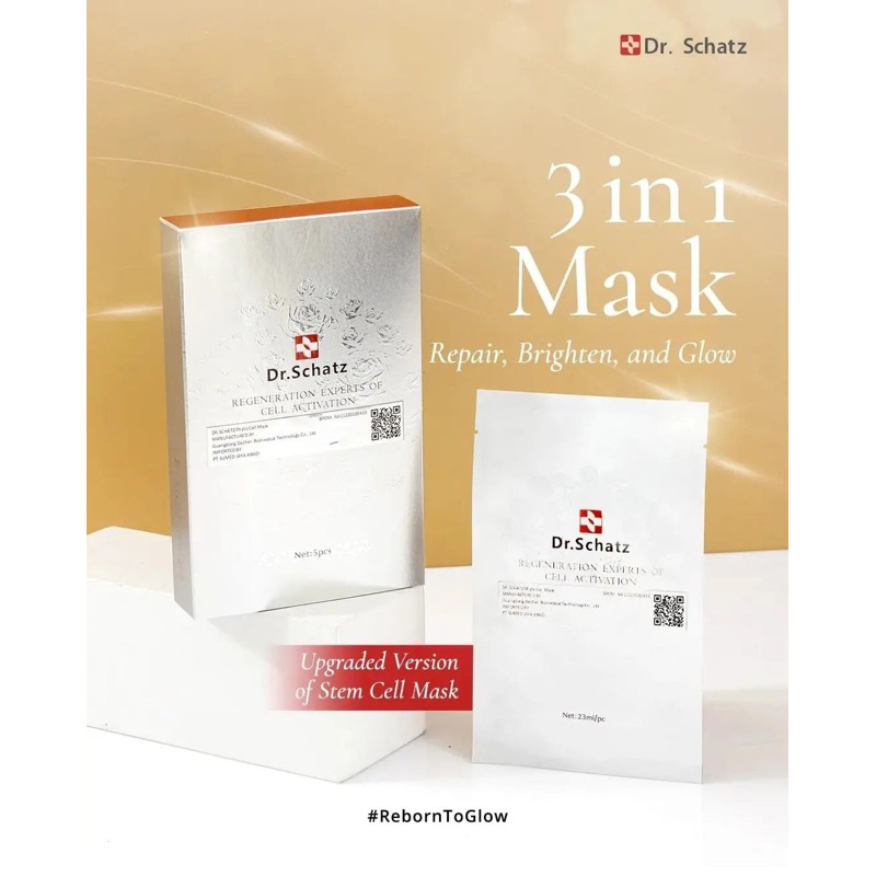 Dr. Schatz STEM CELL ORIGINAL MASKER WAJAH STEM CELL ORIGINAL 100%