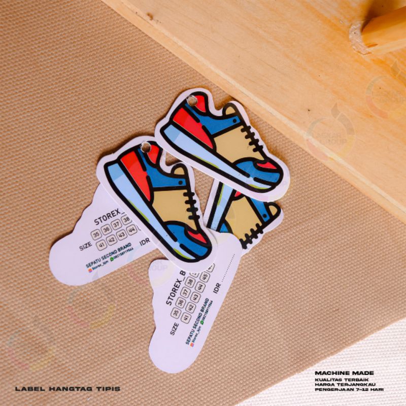 

label hangtag 260 gsm ukuran 6,5x10 cm