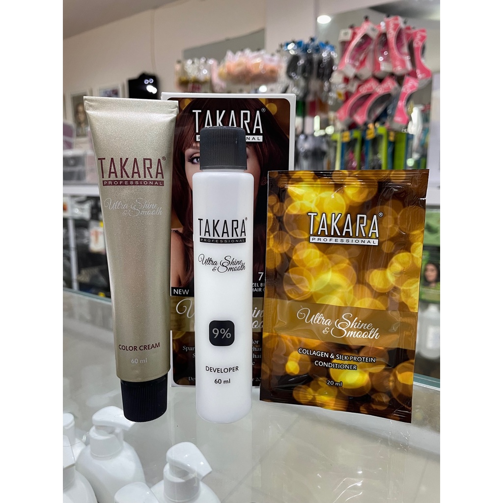 Takara Professional Ultra Shine &amp; Smooth 6.4 Dark Copper Hair Color