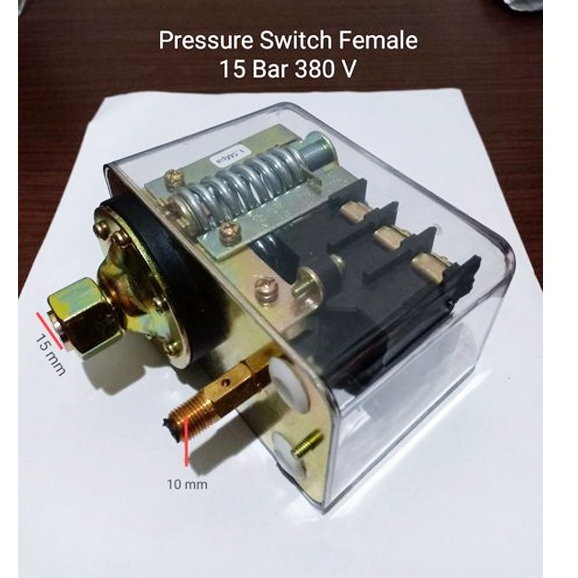 Jual Pressure Switch Kompresor Angin 15 Bar 380v Shopee Indonesia