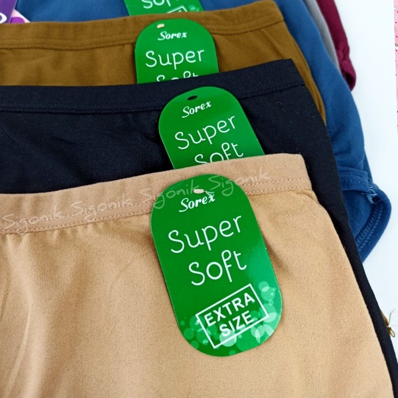 CD Celana Dalam Wanita Dewasa Ekstra Jumbo Tipe Sorex 1248 Size EQL/XXXL/3XL QQL/XXXXL/4XL QXL/XXXXXL/5XL Super Soft Big Size Maxi High Waist Original Cewek Perempuan Cawet Undies Polos Grosir Murah Adem Sigonik