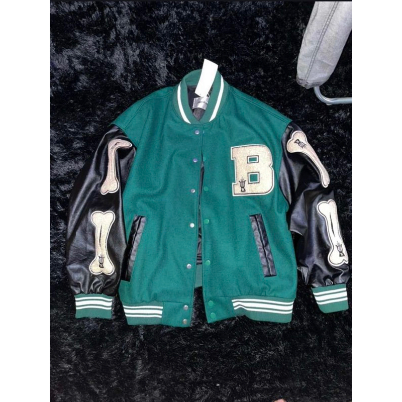 ONPOINT BONE VARSITY JACKET