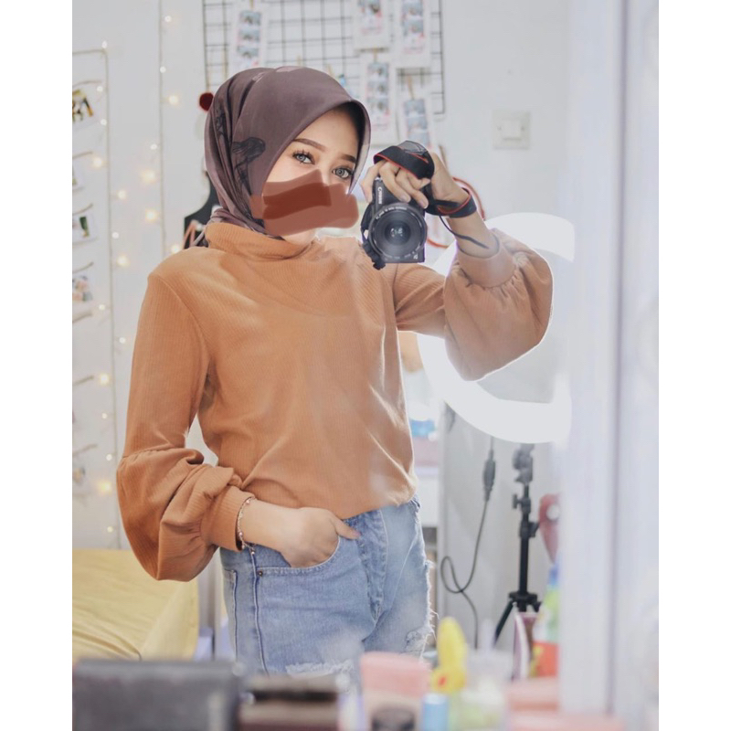 ATASAN Kaos Polos Tartan Basic Vivaldi Fashion Import