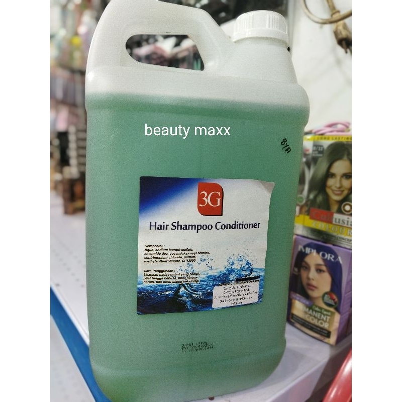 SHAMPOO 2 In1 | Conditioning Shampoo 5 liter | Shampoo Salon Kualitas Super Bagus | Shampoo Plus Condisioner