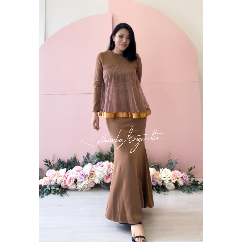 8151# gaun panjang duyung pesta fashion