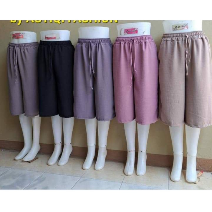 KULOT PENDEK DAILY PANTS CRINKLE / KULOT CRINKLE PENDEK /KULOT PENDEK CRINKLE AIRFLOW