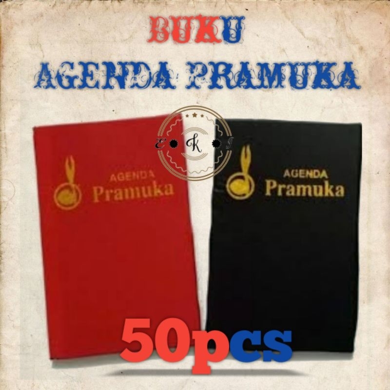 

50pcs buku agenda Pramuka - buku catatan Pramuka