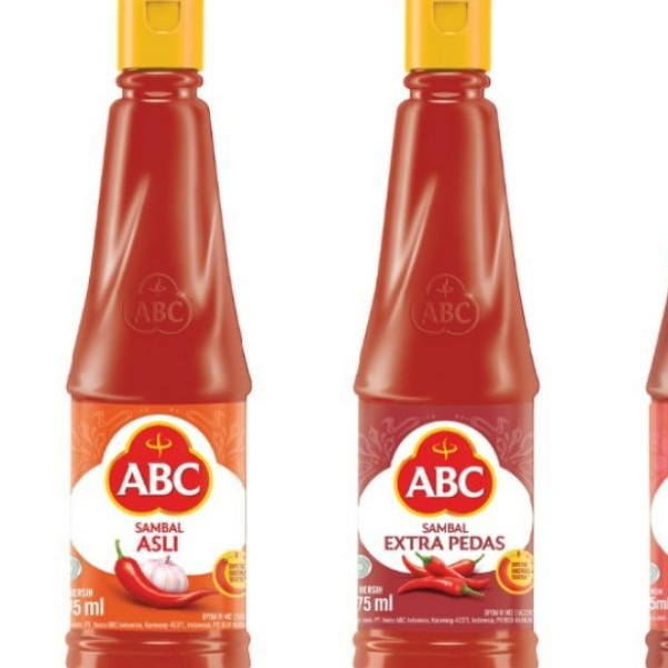 

Abc saus sambal asli/extra pedas btl 275ml