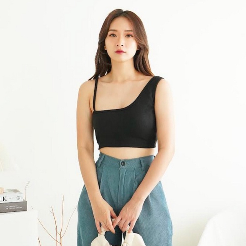 CAVALU Korean Knit Tanktop Korea Crop Top 127