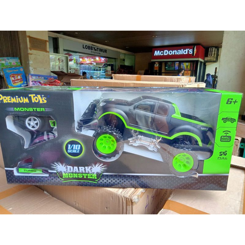 RC CAR DARK MONSTER MOBIL JEEP REMOT OFF ROAD SKALA 1:10 UKURAN BESAR