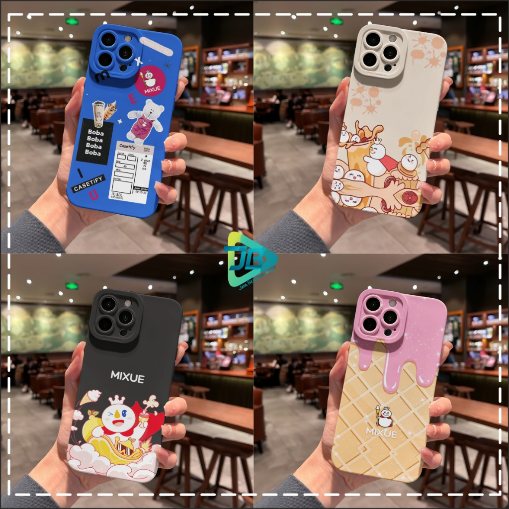 CUSTOM CASE SOFTCASE SILIKON PROCAMERA ICE CREAM CUSTOM SAMSUNG J2 PRIME GRAND PRIME A04 A04S A23 A13 A03 A20 A30 A03S A50 A50S A30S JB6641