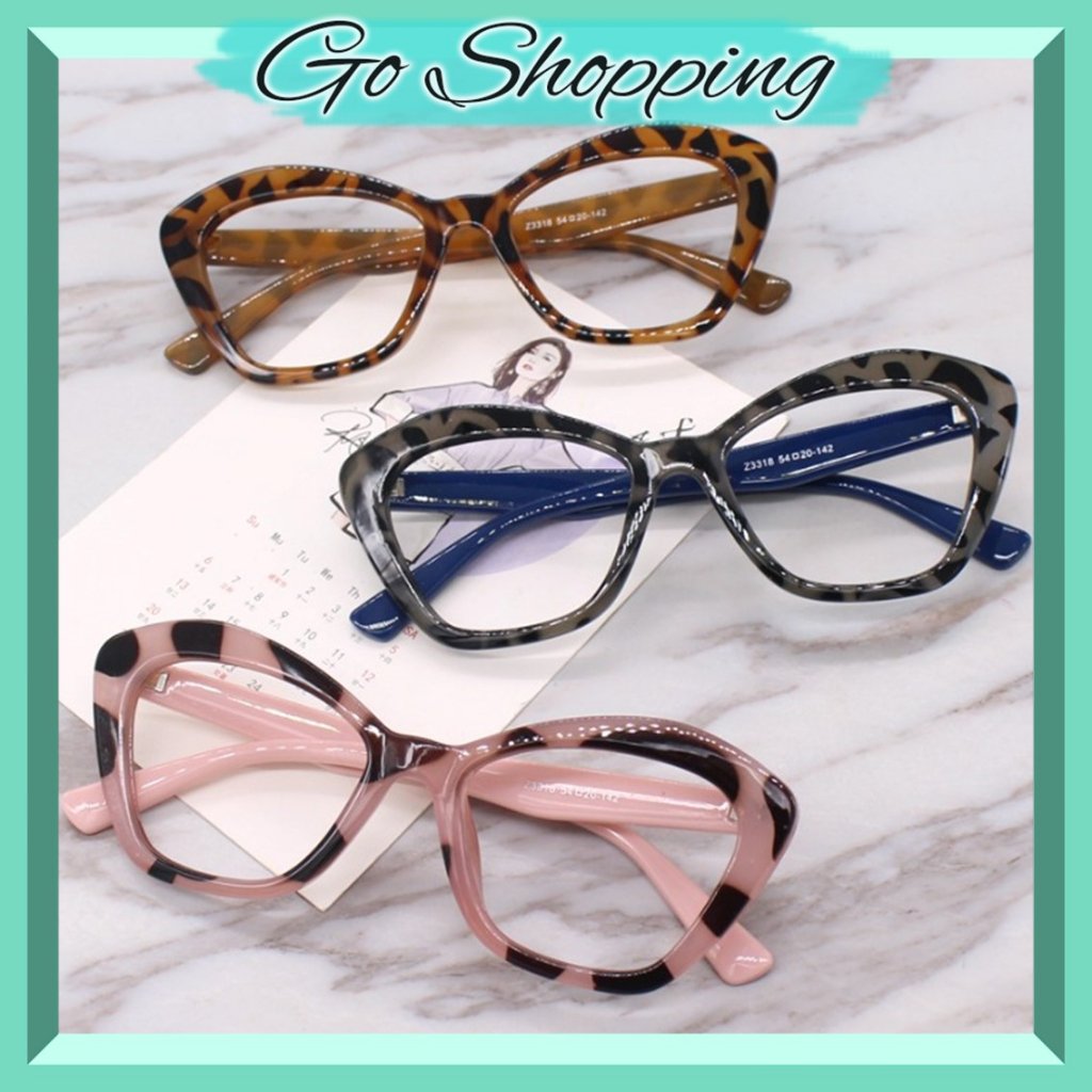 GO! KC963 Kacamata Korean Ulzzang Triangle Vintage Cat Eye Sunglasses Women men cod