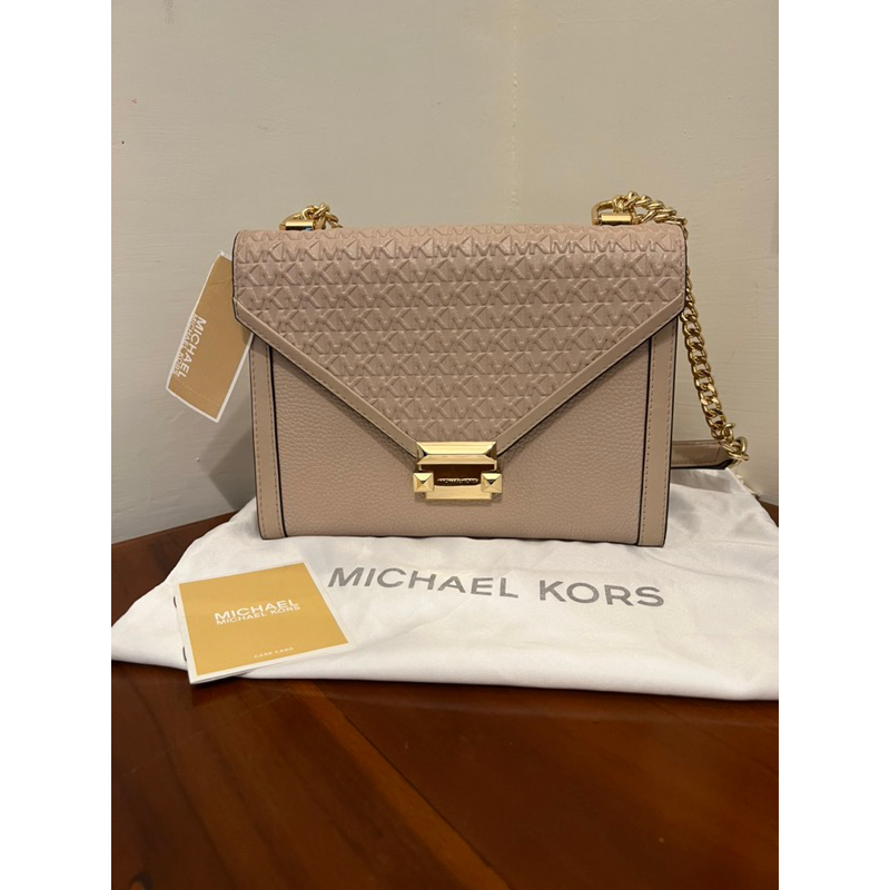 Michael Kors Whitney Pebble Leather Soft Pink Bag