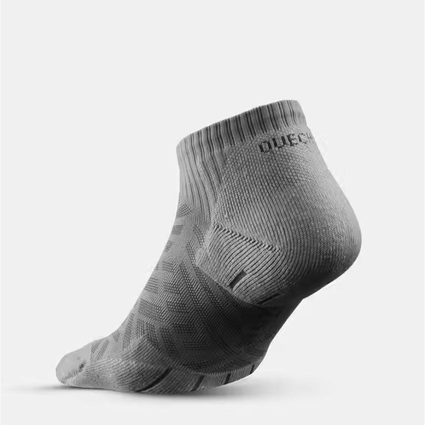 QUECHUA 100 Low Kaos Kaki Pendek Olahraga Camping Unisex Isi 2 Pasang