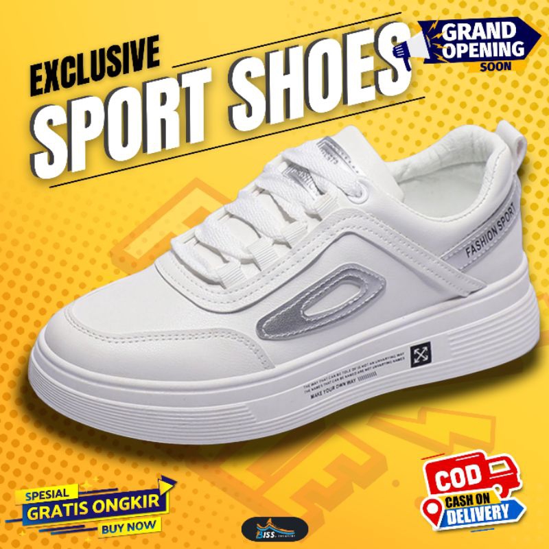 Sepatu pria wanita sneakers original panarybody putih cewek import