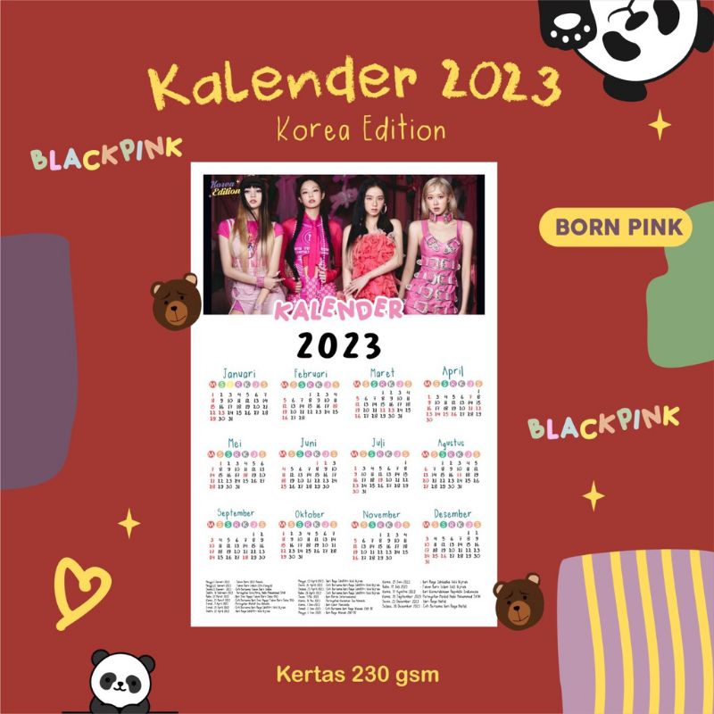 

PRE ORDER KALENDER 2023 KPOP