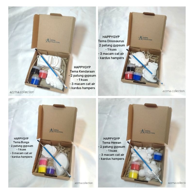 PATUNG GYPSUM EDUKASI ANAK MEWARNAI / MAINAN EDUKASI / PAKET MELUKIS KARAKTER /MELUKIS GYPSUM / PATUNG LUKIS ANAK