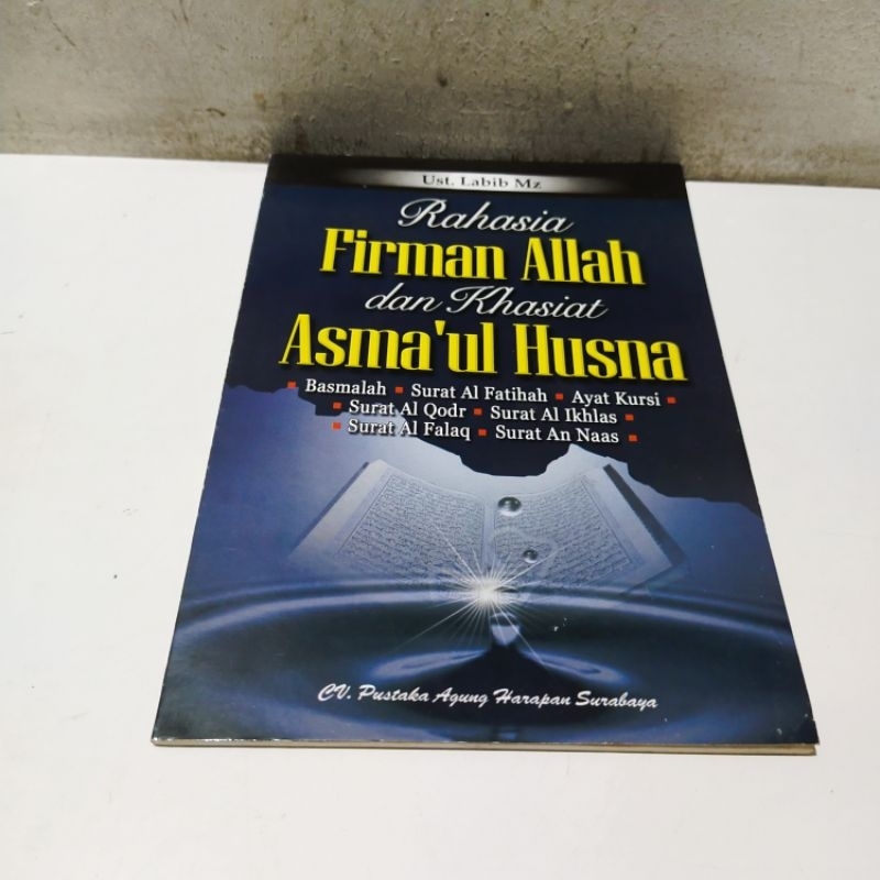 Buku Obral Super Murah - Buku Rahasia Firman Allah dan Khasiat Asma'ul Husna