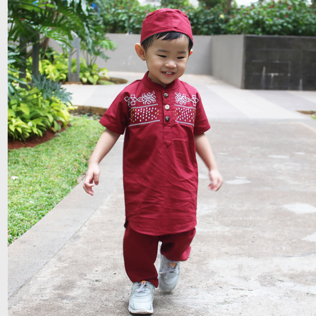 GUMKIDS BAJU KOKO ANAK STELAN KOKO LAKI LAKI 1 - 4 TAHUN PREMIUM / KOKO MUSLIM ANAK / FASHION BAJU TURKI SETELAN TERLARIS