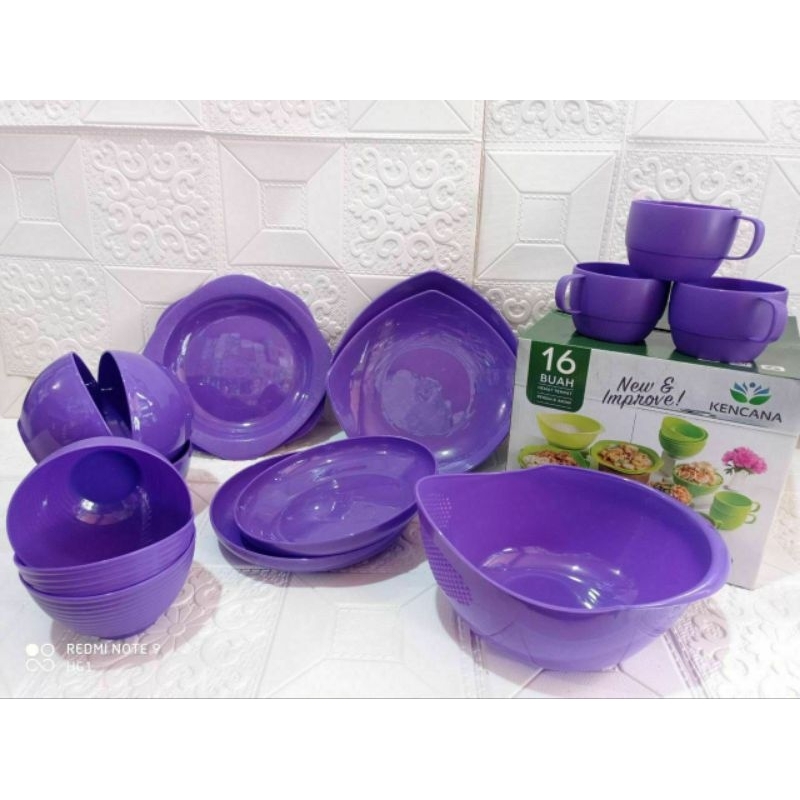 Cherish set kencana 16 Pcs, plastik BPA free,food grade, plastik original