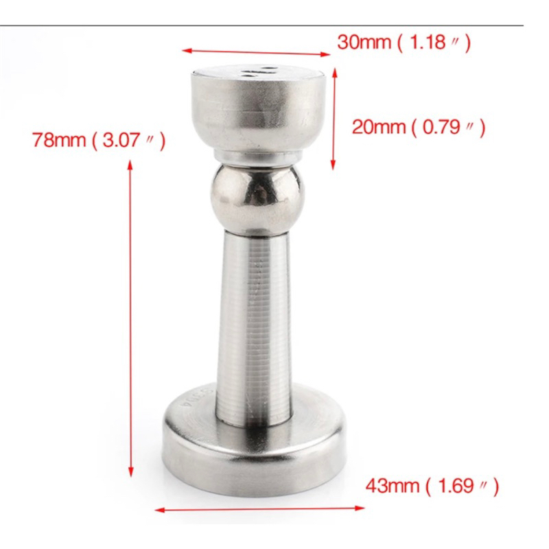 838 Door Stoper Magnet Stopper Stop - Penahan Pintu Stainless Rumah