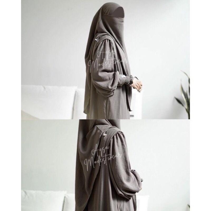 CANTIK ABAYA METEORITE M AQSAMODESTWEAR / BUKAN KEMEJABAYA ELMADINA SAILA ALJENNA