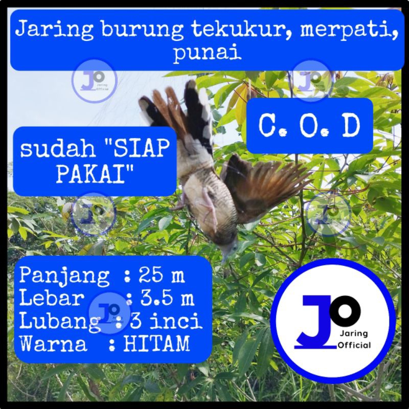 jaring burung tekukur jaring burung siap pakai jaring burung besar perangkap burung tekukur jaring b