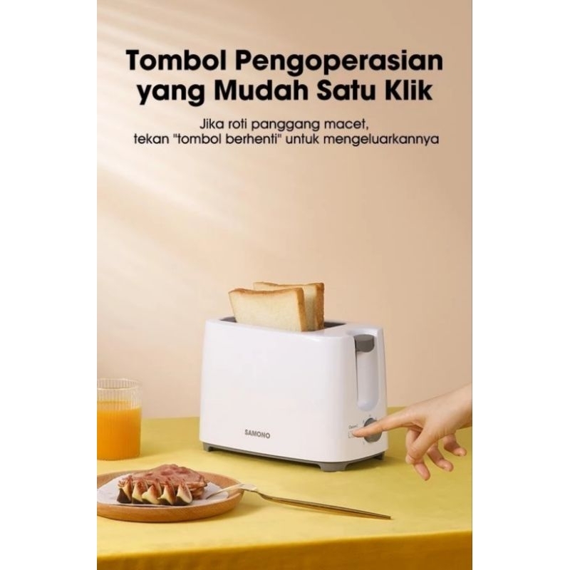 SAMONO Pop Up Toaster Roti / Pemanggang Roti - SW - TW750