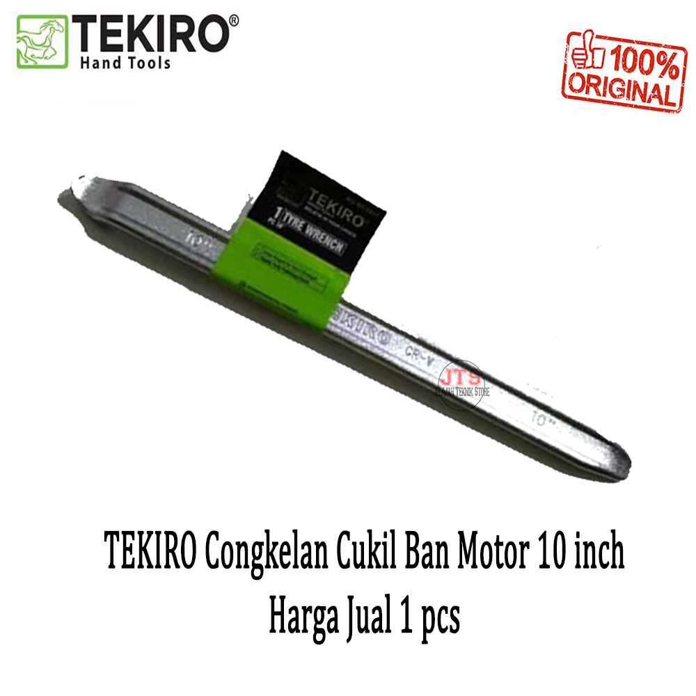 Paket 2 Pcs TEKIRO 12 Inch Congkelan Ban Motor 12'' Alat Cukil Lepas Roda Ban Motor Rim Crowbar