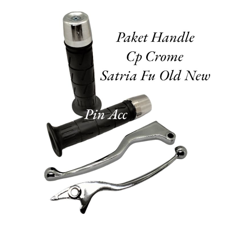 Paket Handle Rem Cp Crome Motor Satria Fu Old New/Vixion Old New RX King Scorpio pnp