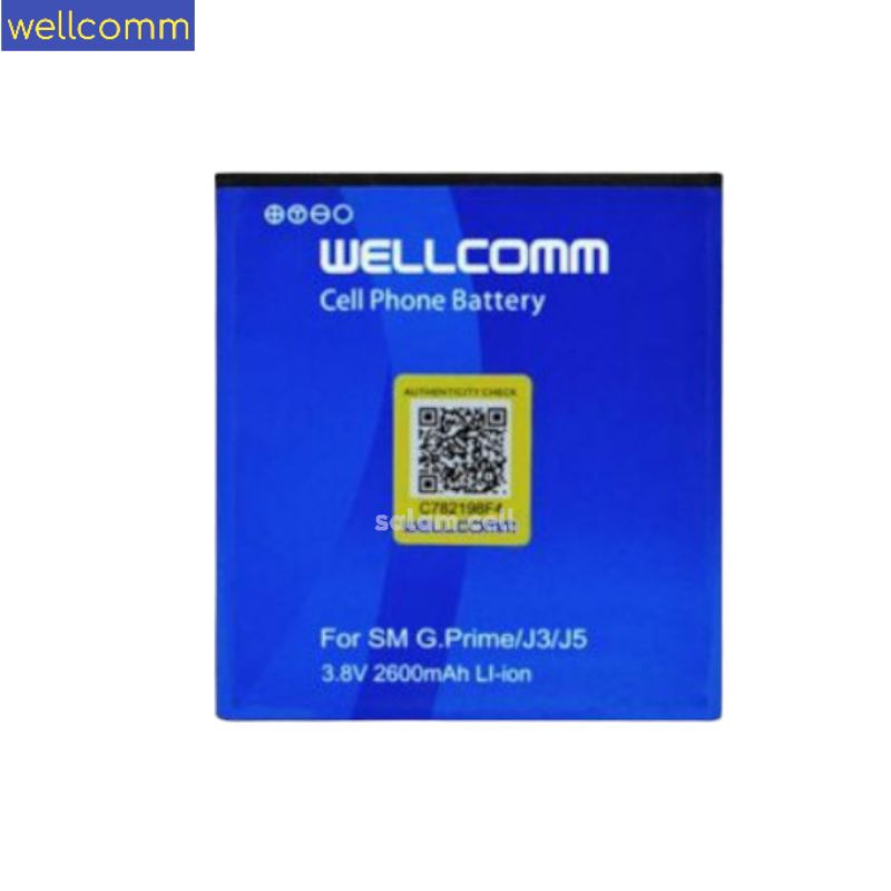 Baterai Samsung J2 Prime J5 Grand Prime Wellcomm Original Murah