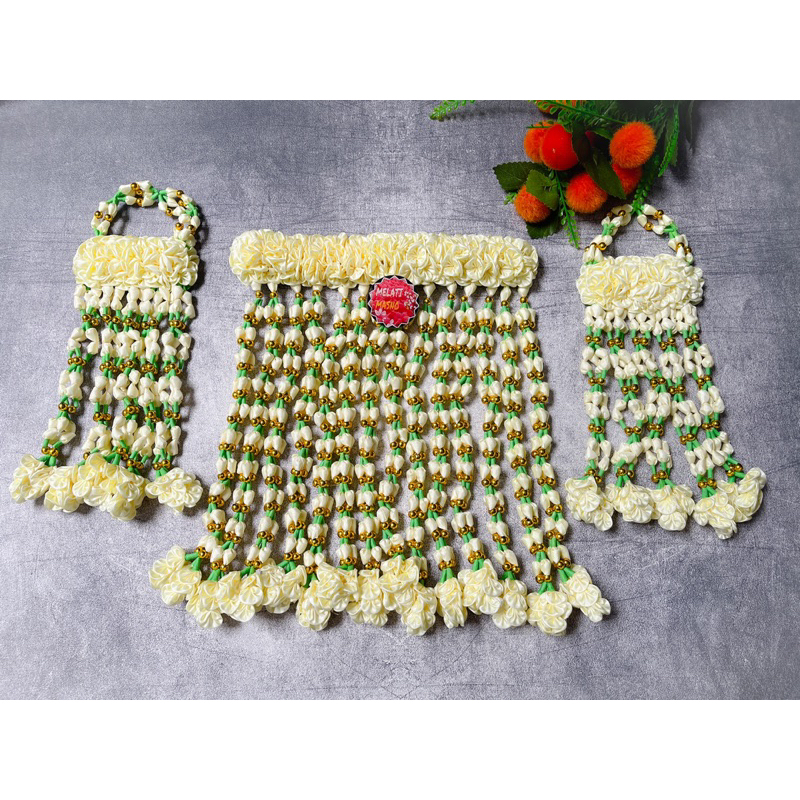 melati imitasi pengantin palembang mutiara gold