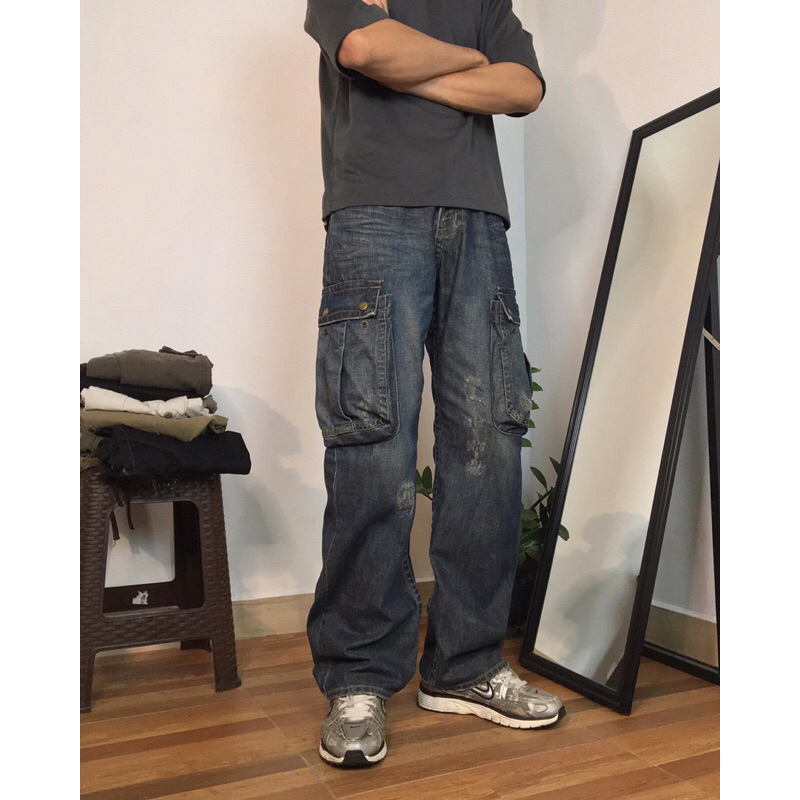 DOHC Denim Cargo Pants