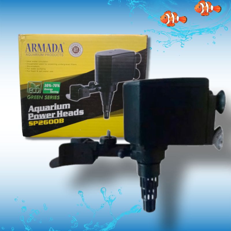 PROMO MURAH Pompa Kolam Aquarium hidroponik ARMADA SP 2600B