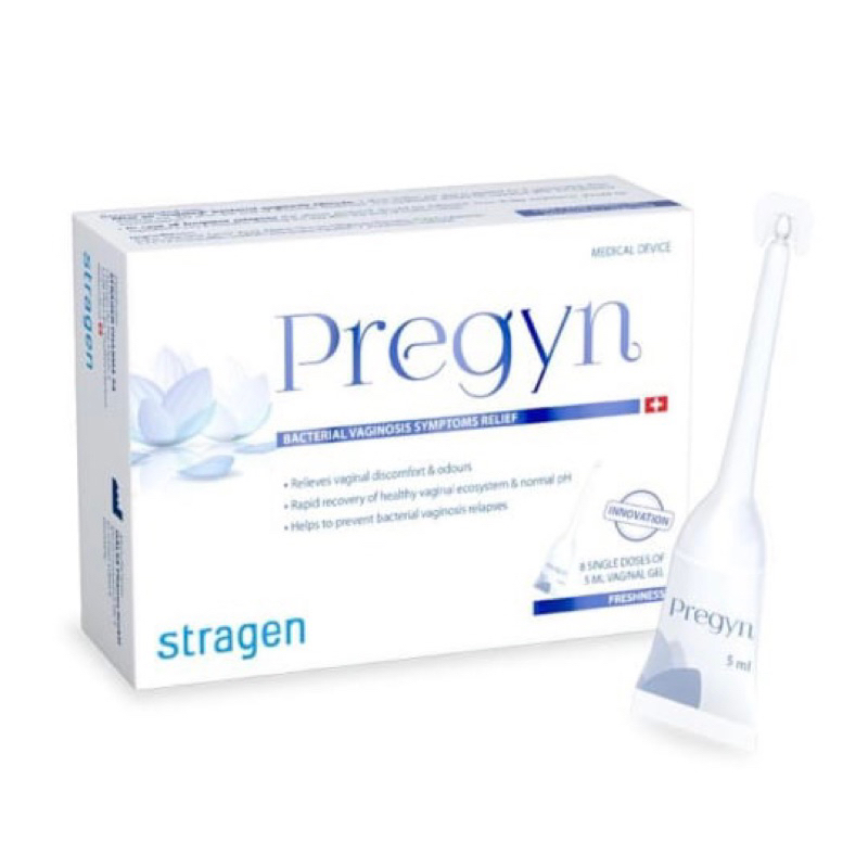 Pregyn vaginal gel 5 ml per pcs ( gel mengatasi keputihan bau tidak sedap gatal karena bakteri )