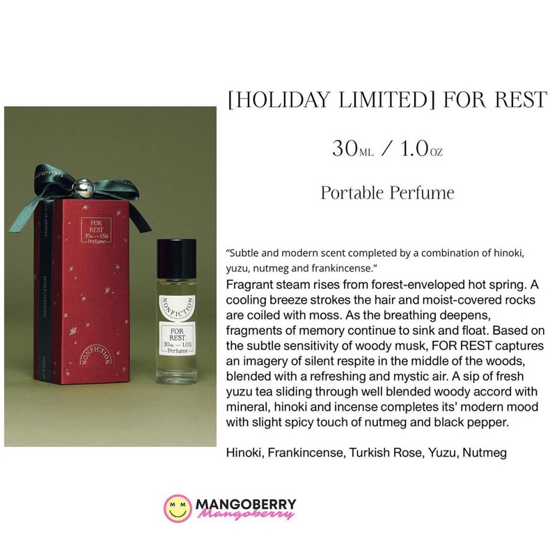 NONFICTION - Portable Perfume EDP 30ml