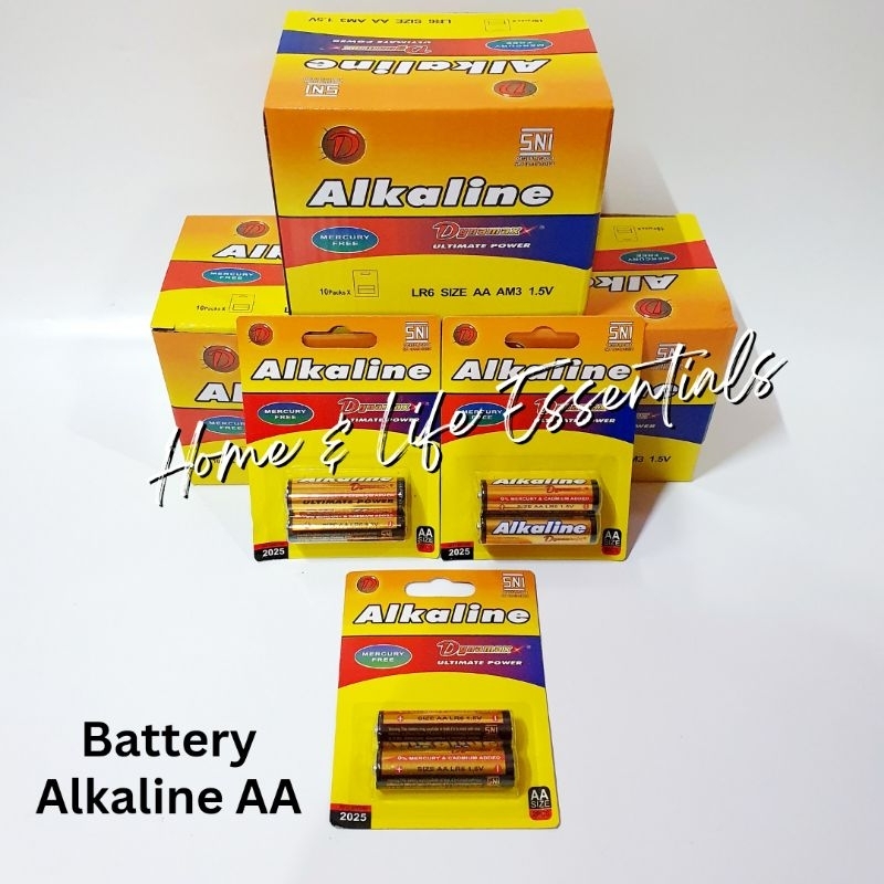 Baterai AA Alkaline Dynamax 2pc