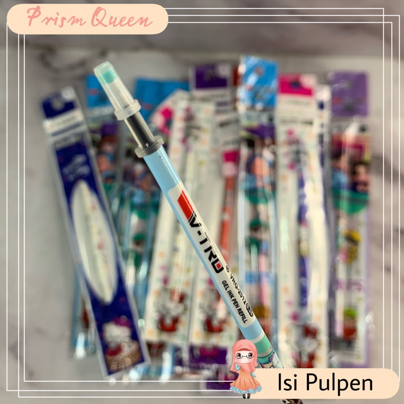 

Isi Ulang Pulpen Gel 0.38mm Motif BTS Korean Animasi Cartoon Random Harga Satuan