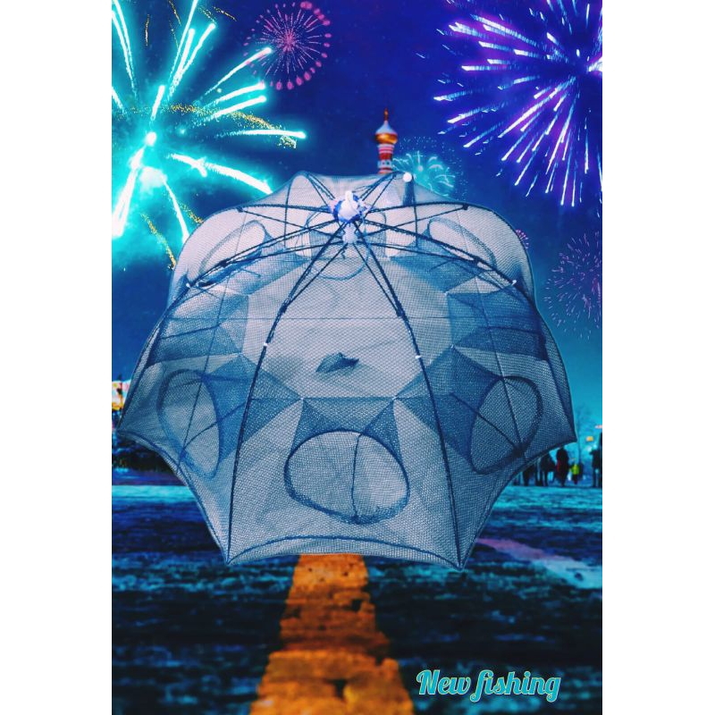 Bubu jaring ikan 8 lubang