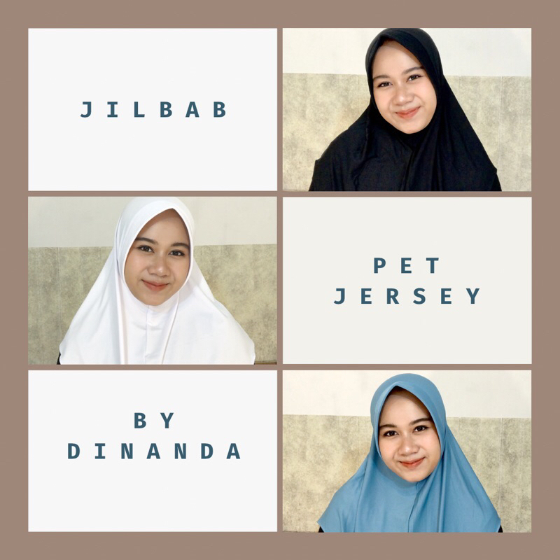 BERGO  JERSEY PET/Hijab Instan