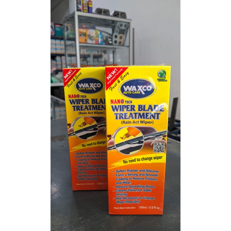 Waxco wiper blade treatment