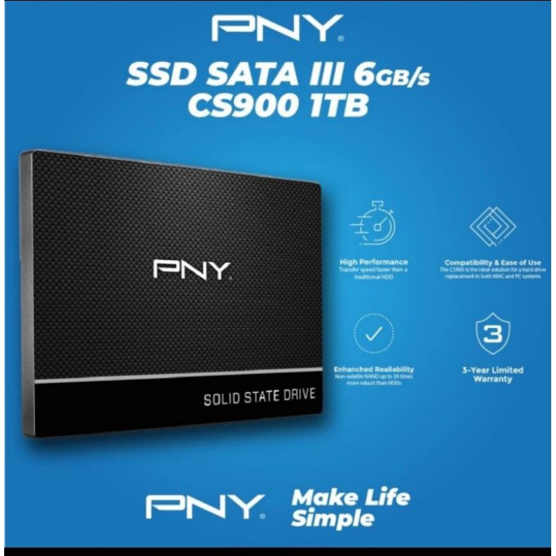SSD PNY 1 TB CS900
