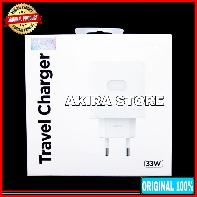 Charger Oppo 33 Watt ORIGINAL 100% SUPER VOOC Type C